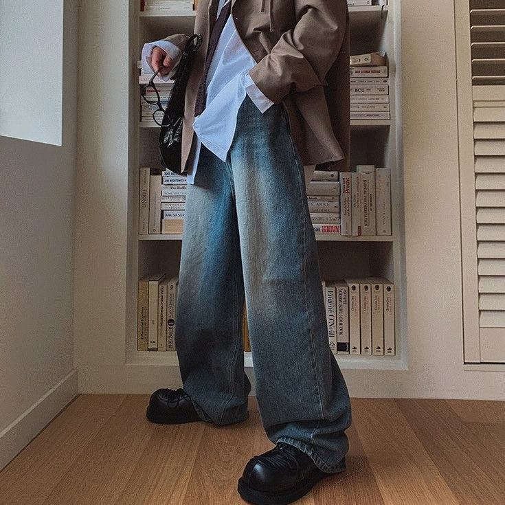 Vintage Washed Relaxed Fit Jeans