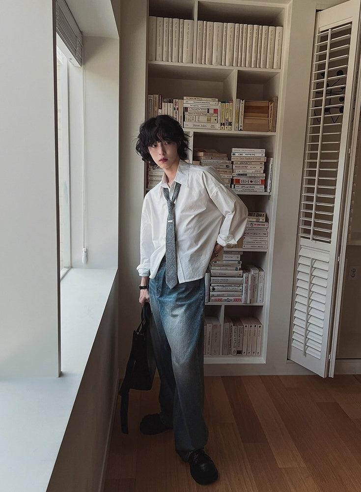 Vintage Washed Relaxed Fit Jeans
