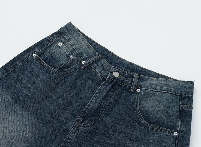 Vintage Washed Relaxed Fit Jeans