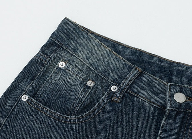 Vintage Washed Relaxed Fit Jeans