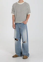 Vintage Washed Relaxed Fit Jeans