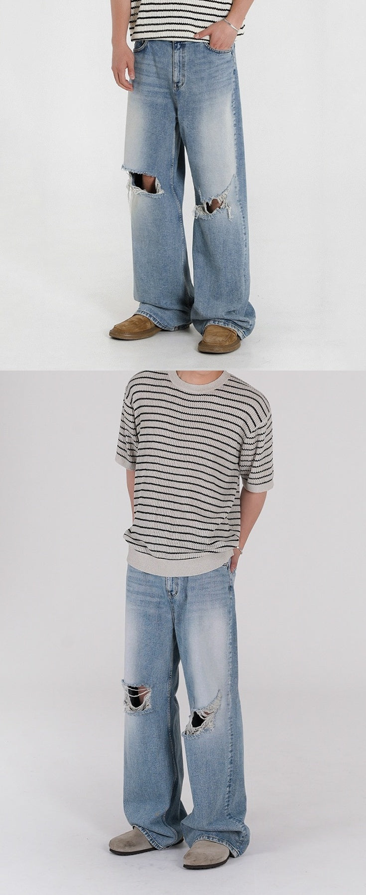 Vintage Washed Relaxed Fit Jeans
