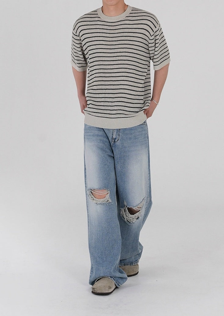 Vintage Washed Relaxed Fit Jeans