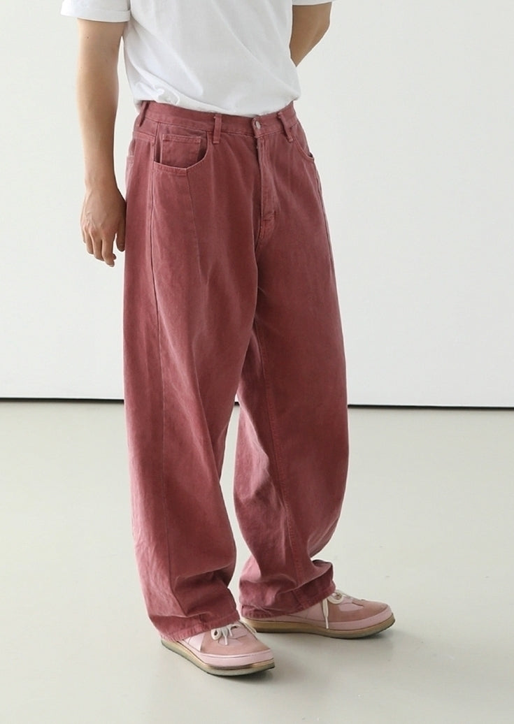 Vintage Washed Wideleg Jeans