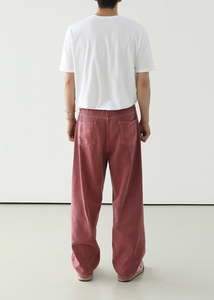 Vintage Washed Wideleg Jeans