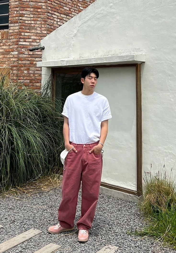 Vintage Washed Wideleg Jeans