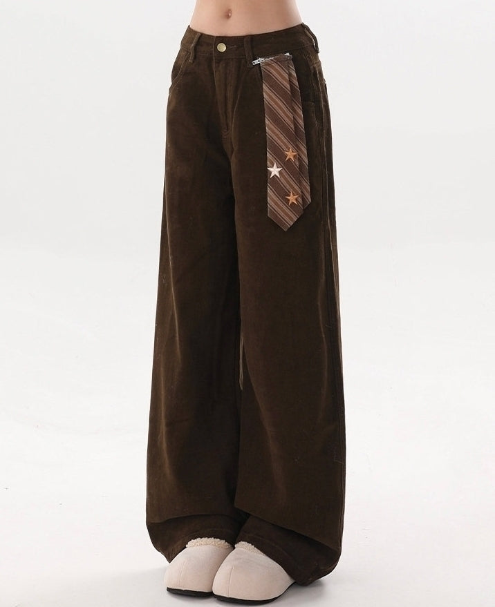Vintage Wide Leg Straight Jeans