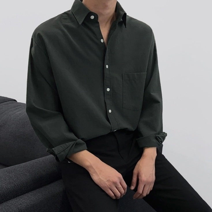Washed Long Sleeve Shirt