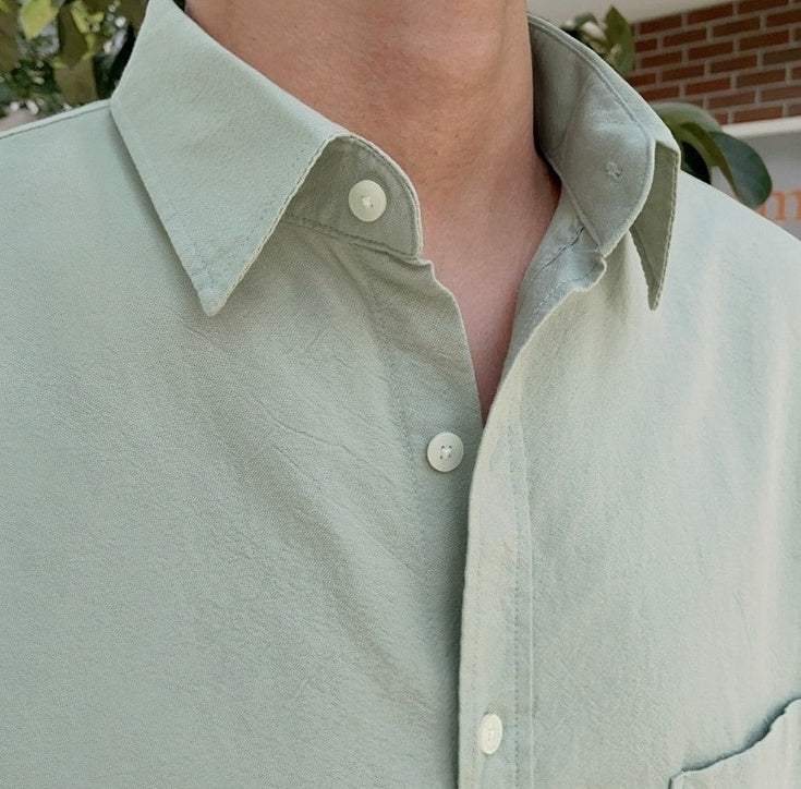Washed Long Sleeve Shirt