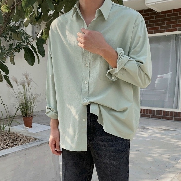 Washed Long Sleeve Shirt