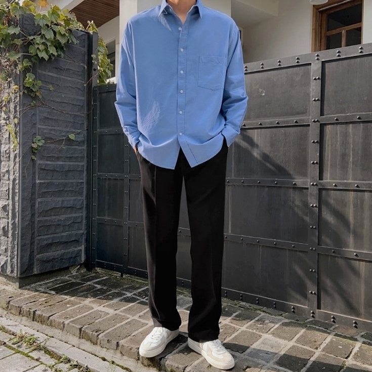 Washed Long Sleeve Shirt