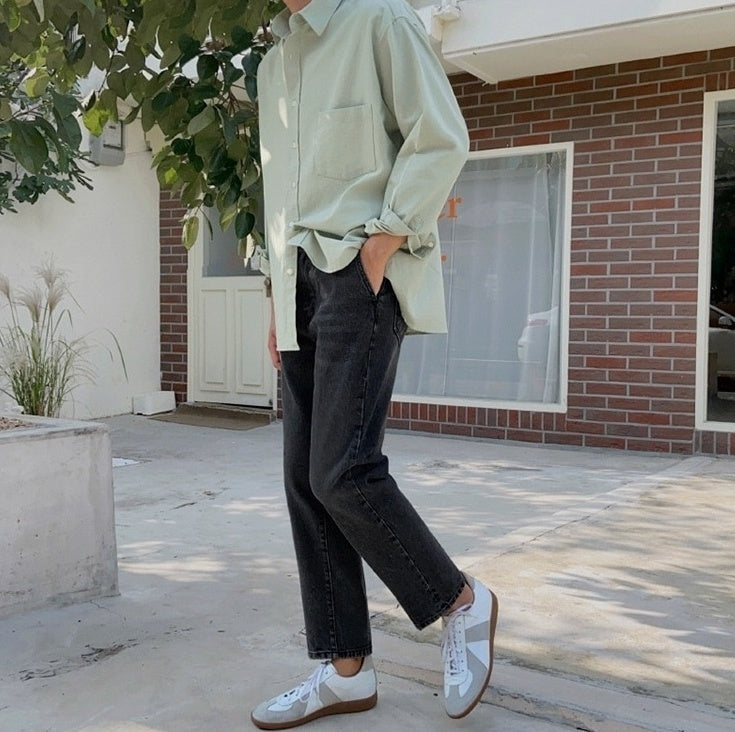 Washed Long Sleeve Shirt