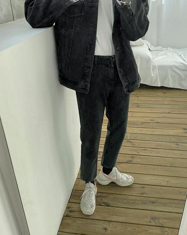 Washed Denim Jacket Trendy Casual Style