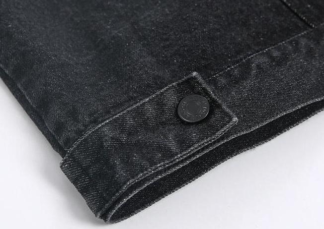 Washed Denim Jacket Trendy Casual Style