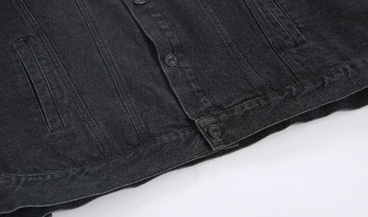 Washed Denim Jacket Trendy Casual Style
