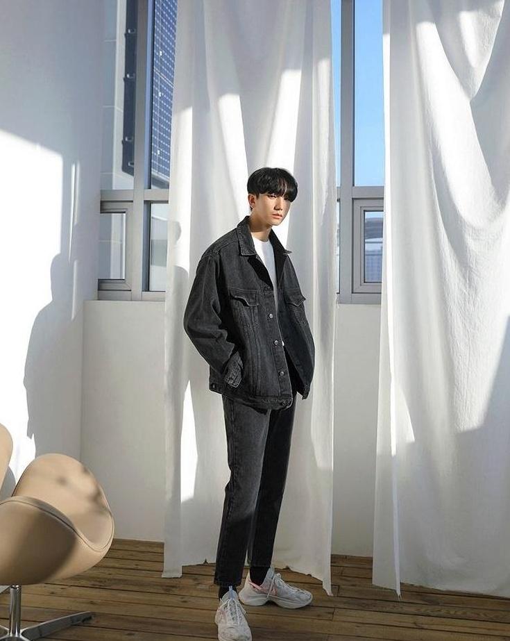 Washed Denim Jacket Trendy Casual Style