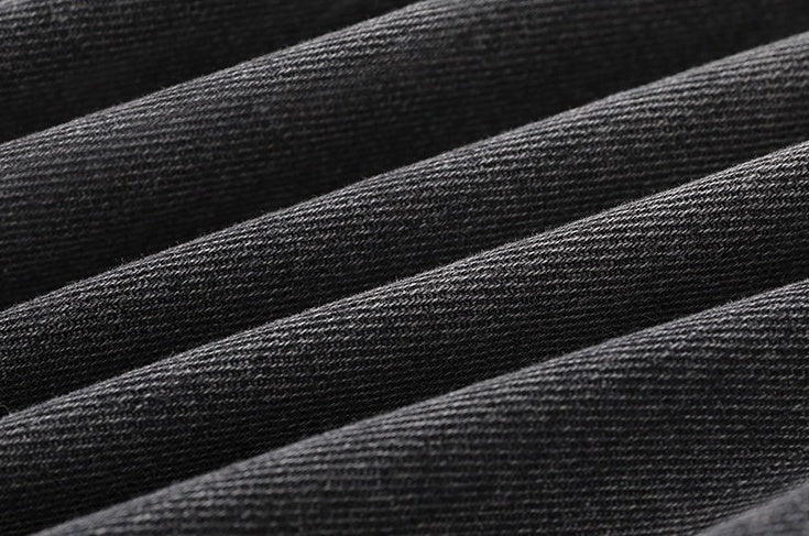Washed Straight Leg Denim Casual Pants