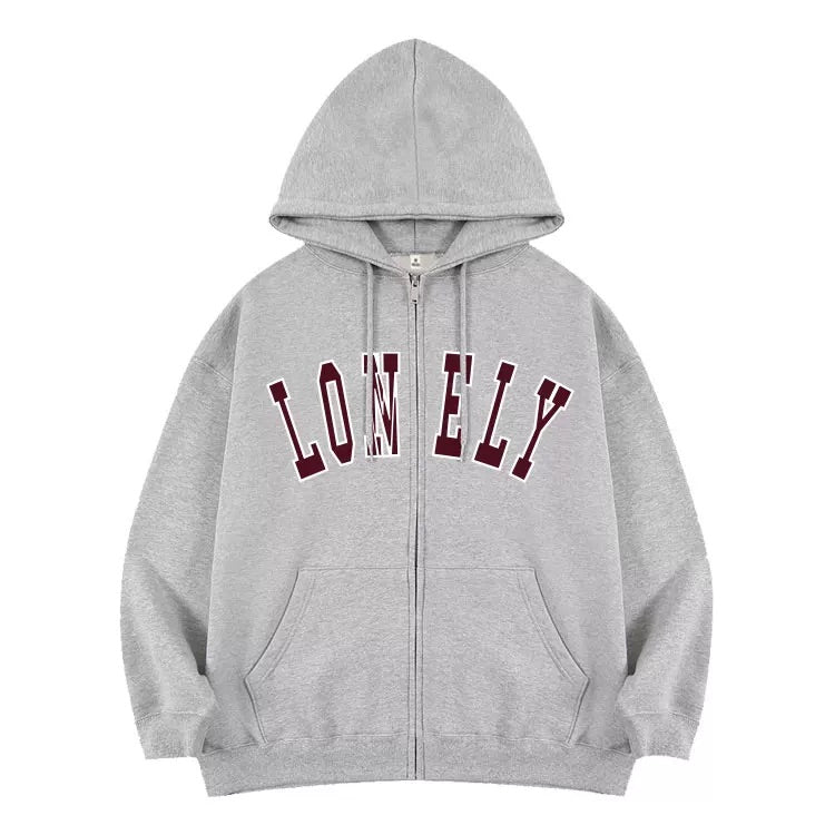 Print Hooded Jacket