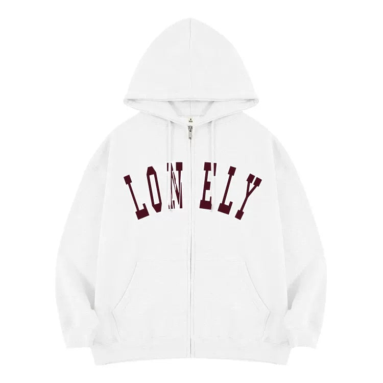 Print Hooded Jacket