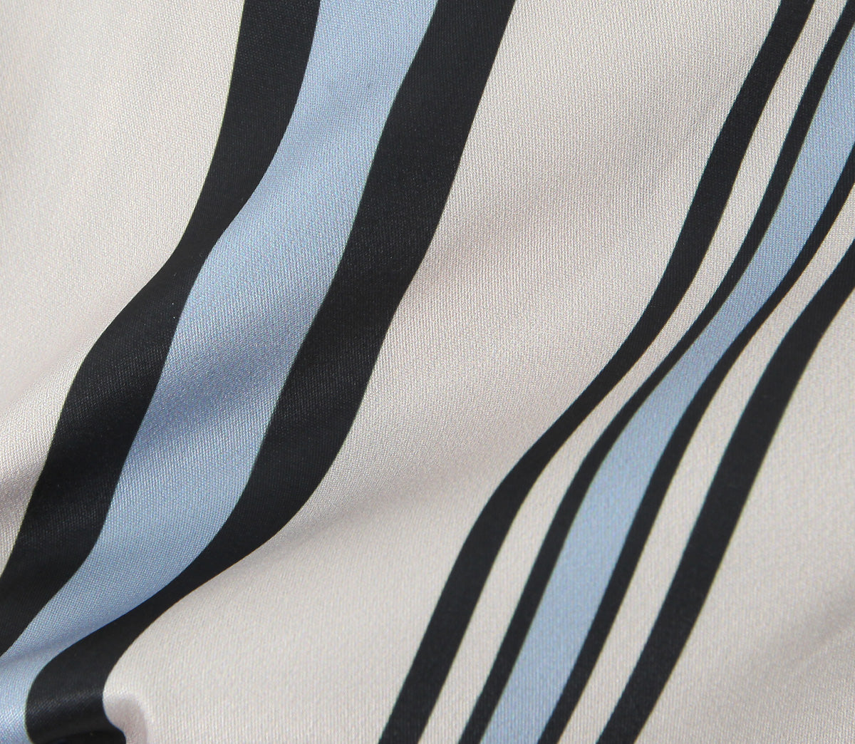 White And Blue Stripe Collared Halter Top