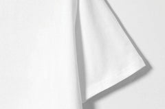White Angel Cat Print Cropped T-Shirt