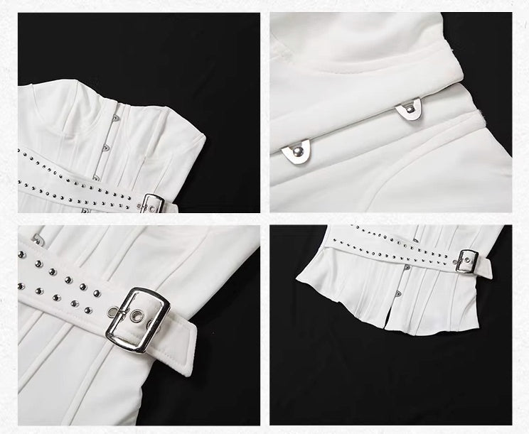 White Bustier Corset Top