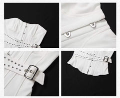 White Bustier Corset Top