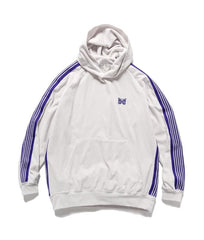 White Butterfly Stripes Track Hoodie