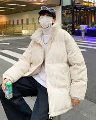 White Chunky Corduroy Jacket