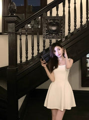 White Classic Formal Dress