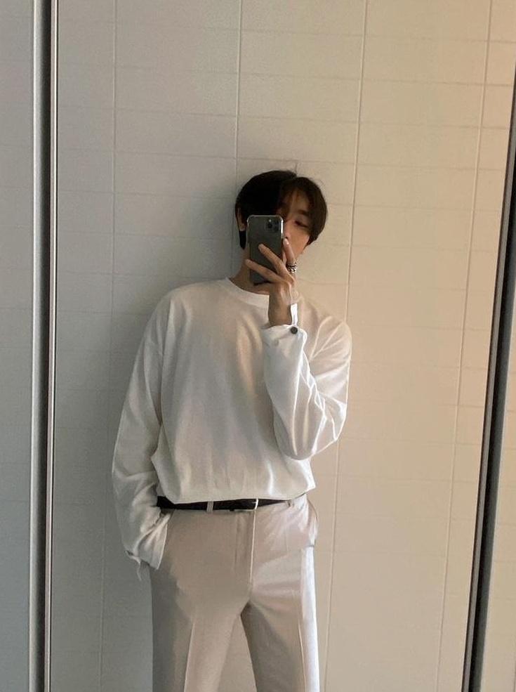 White Casual Long Sleeve Shirt