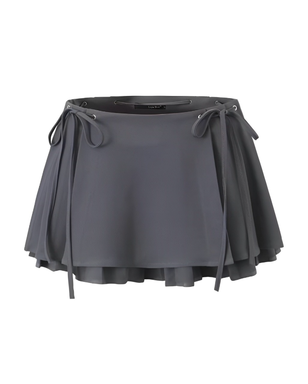 White Drawstring Ribbon Skirt