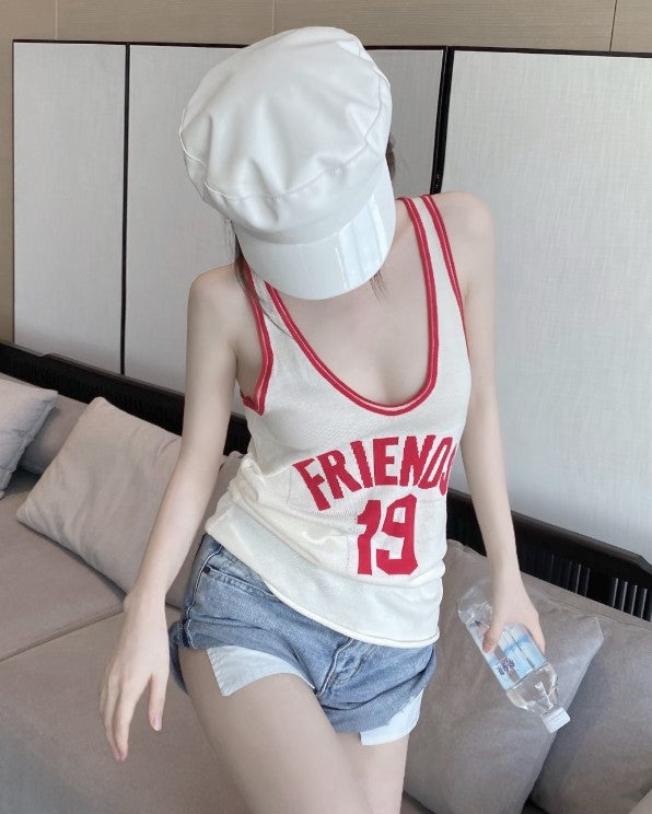 White Friends 19 Tank Top