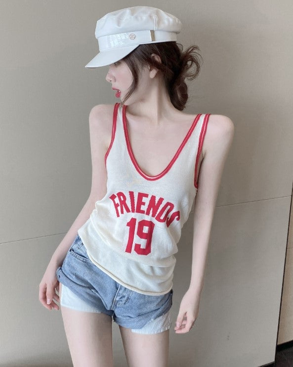 White Friends 19 Tank Top