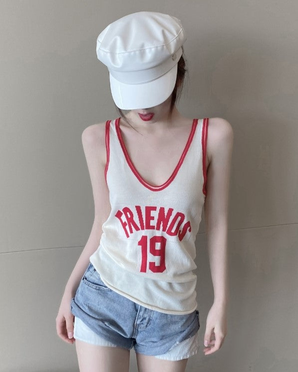 White Friends 19 Tank Top