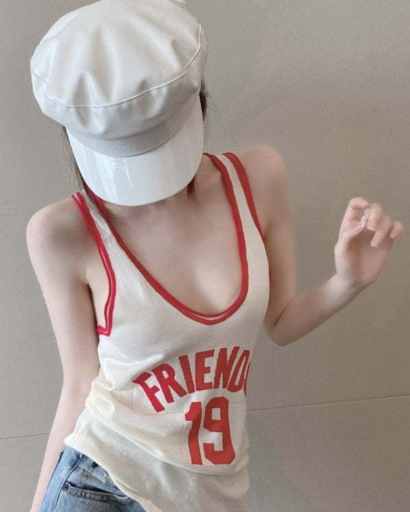 White Friends 19 Tank Top