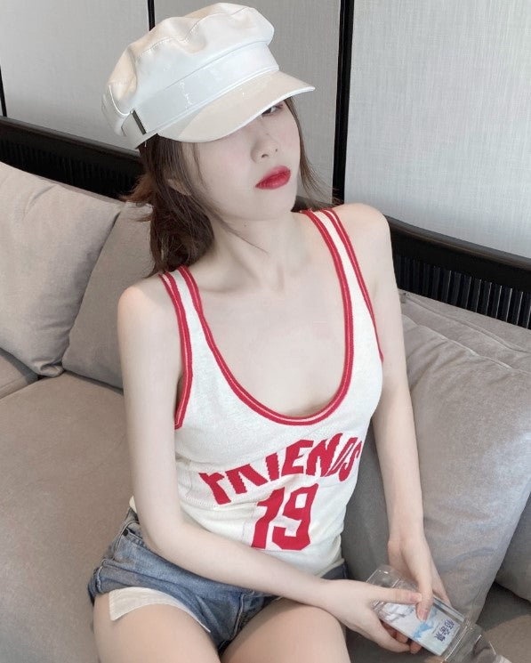 White Friends 19 Tank Top