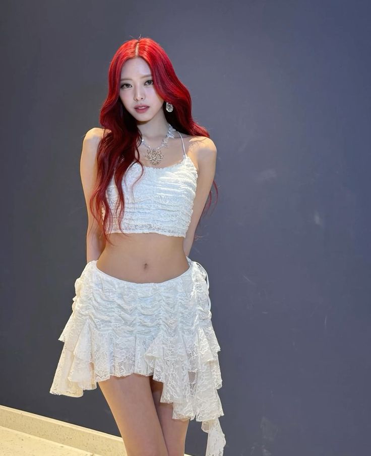 White Irregular Layered Lace Skirt