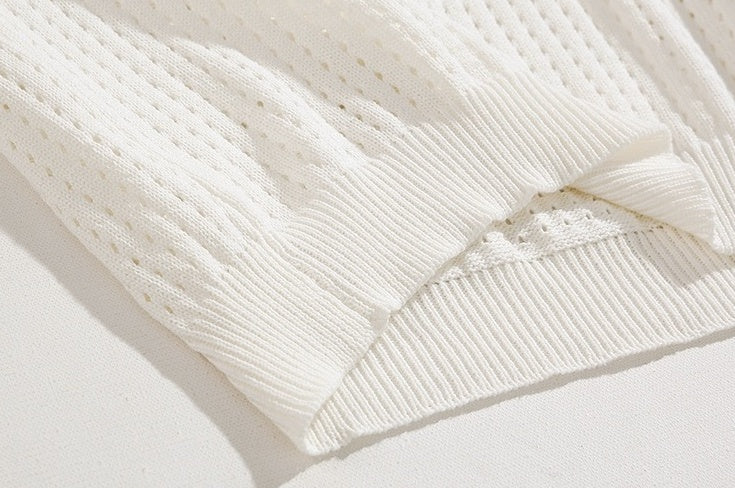 Vintage Knit Polo Short Sleeve Shirt