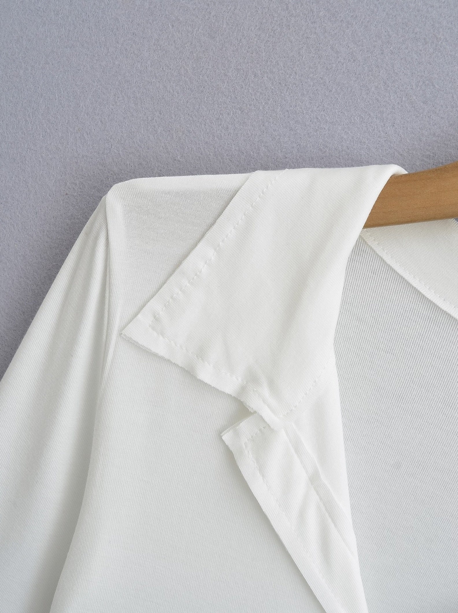 White Long Sleeves Polo Shirt