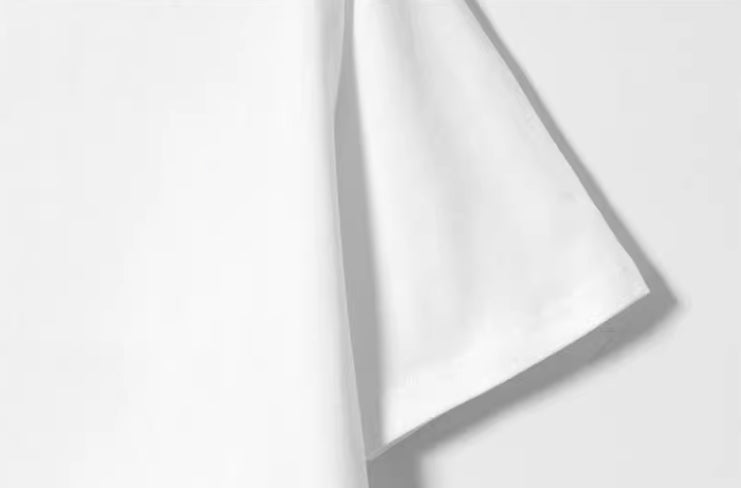 White Self-Esteem Print T-Shirt