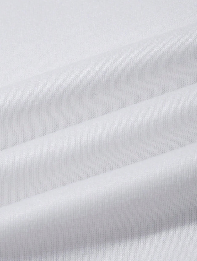 White Satellite Print Sweatshirt