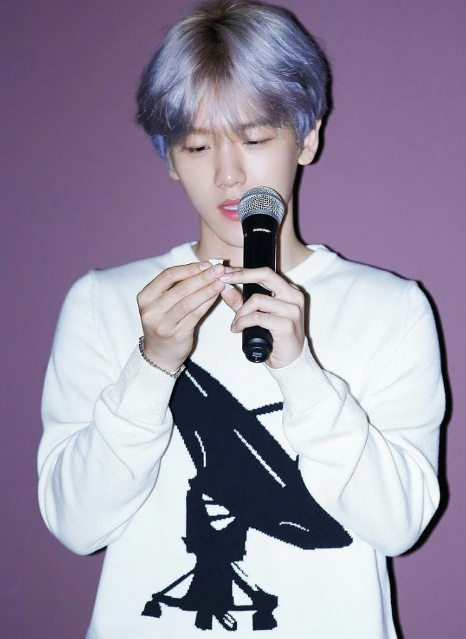 White Satellite Print Sweatshirt