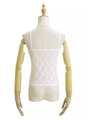 White Sheer Summer Lace Top