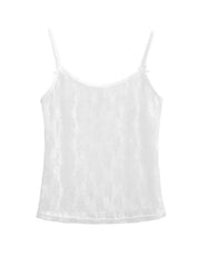 White Sheer Summer Lace Top