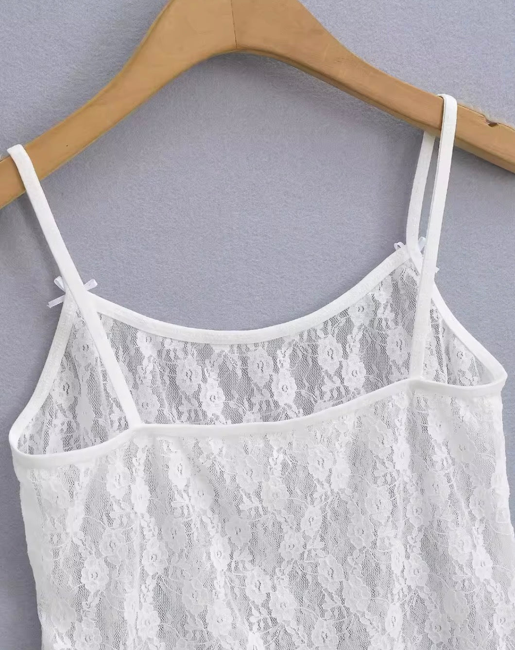 White Sheer Summer Lace Top