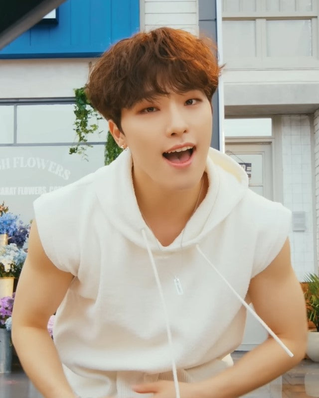 White Sleeveless Vest Hoodie