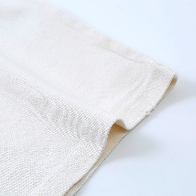 White Stockholm To Paris Print Long Sleeves T-Shirt