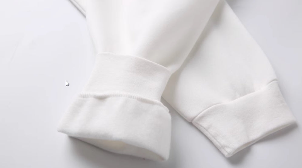 White Thank You Hoodie