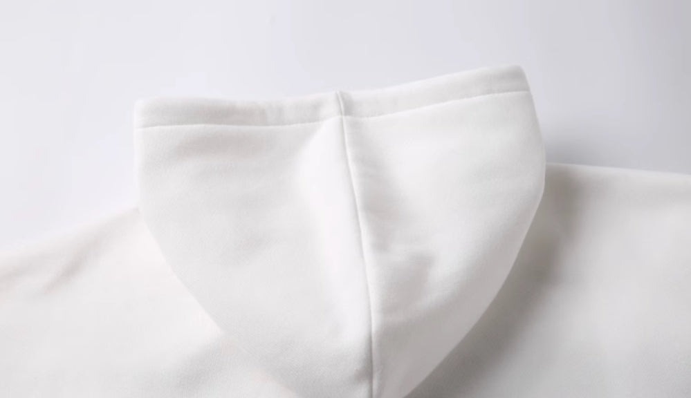 White Thank You Hoodie